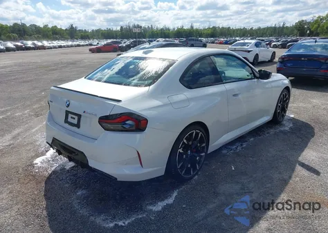 2025 BMW M240 I xDrive из США, поврежденный, VIN 3MW53CM05S8F76634